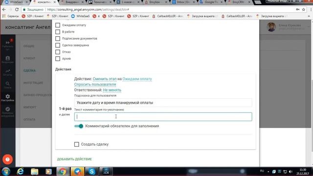 Пример реального внедрения EnvyCRM. Консалтинговое сопровождение. смотреть онлайн
