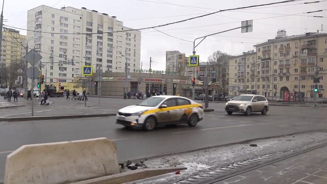 Москва. Трамвай №45 метро Курская - Новоконная площадь смотреть онлайн