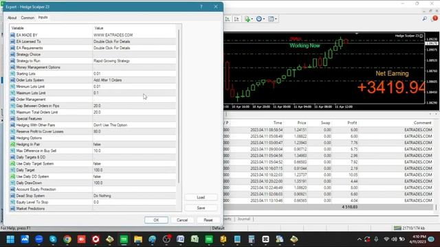 Hedge Scalper EA Progress | MT4 EA | EATRADES смотреть онлайн