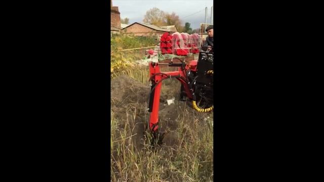 Экскаватор задненавесной для минитрактора смотреть онлайн