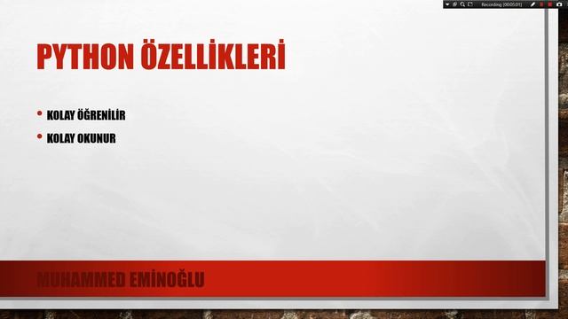 Hiç Bilmeyenler için Python - Python Nedir? смотреть онлайн