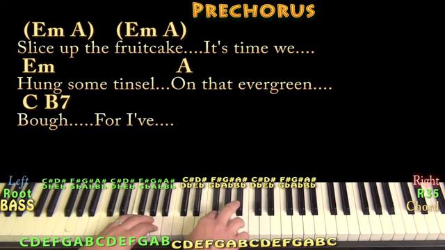 We Need A Little Christmas - Piano Cover Lesson in D with Chords/Lyrics смотреть онлайн