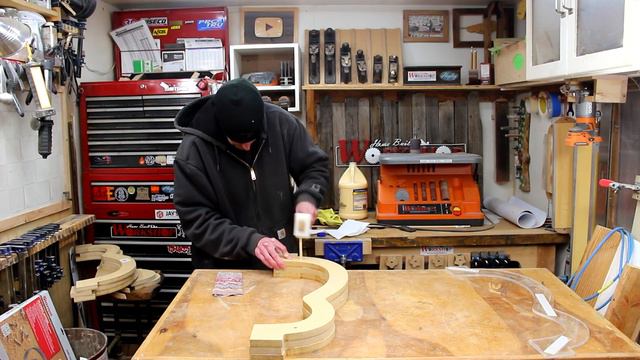 How to make an Acoustic Guitar Mold | Building an Acoustic Guitar смотреть онлайн