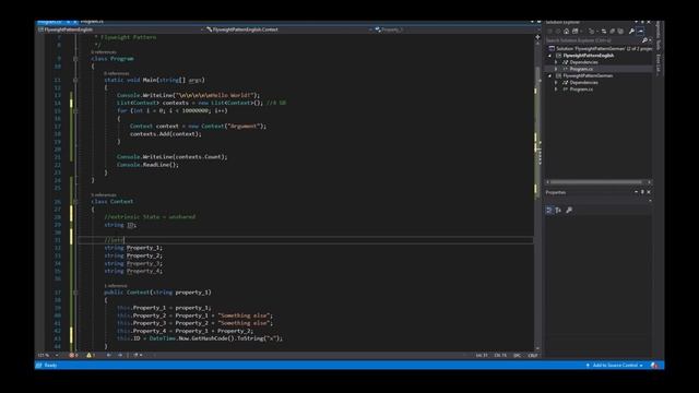 Design Pattern Flyweight, C# (ENGLISH) смотреть онлайн