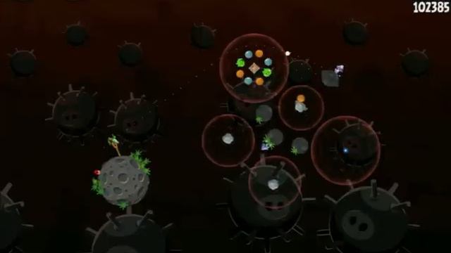Angry Birds Space - Level D-12 100% Space Eagle Walkthrough Danger Zone | WikiGameGuides смотреть онлайн