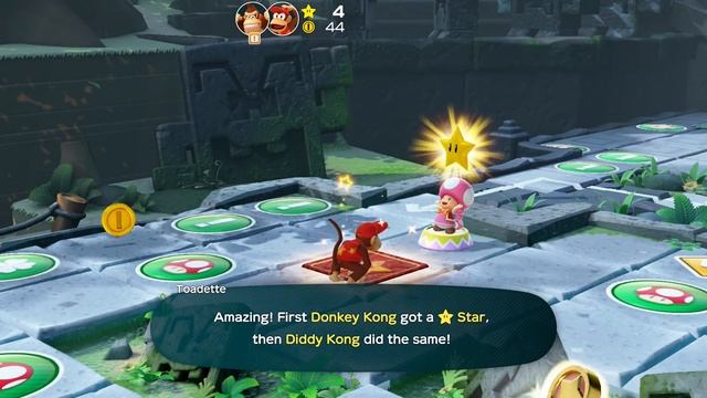 Super Mario Party Partner Party #174 Domino Ruins Treasure Hunt DK & Diddy Kong vs Wario & Koopa смотреть онлайн