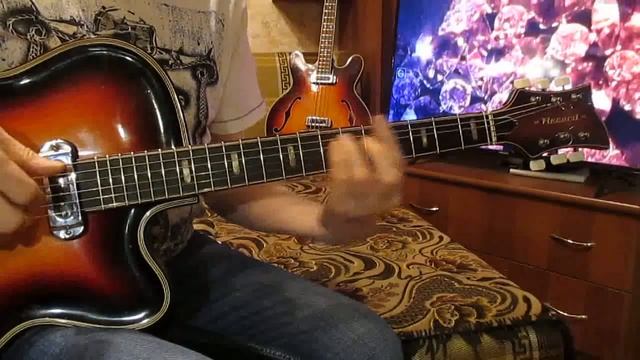 Песенка велосипедистов -ВИА "Поющие гитары" (как играть на гитаре аккорды) смотреть онлайн