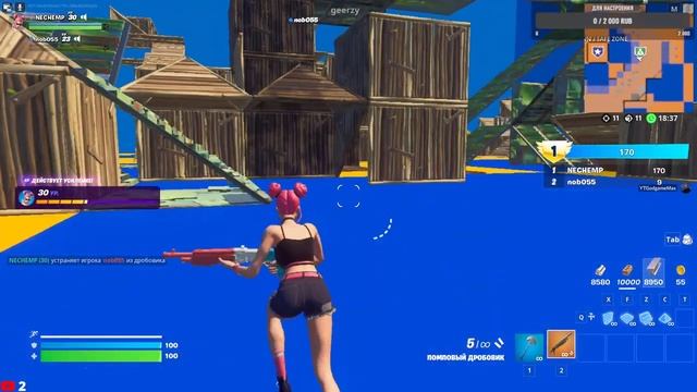 ИГРАЕМ ДУО С АНТОХОЙ Fortnite И Rocket legua. смотреть онлайн