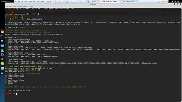 Scruffy Bank CTF Challenge: SQL injection смотреть онлайн