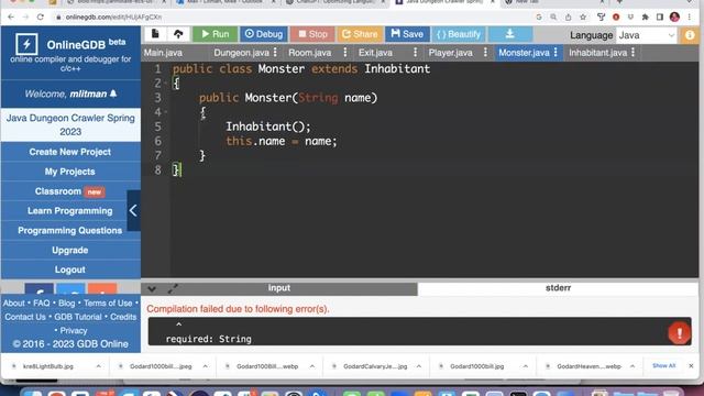 CSC250 2/6/23 Introduction to Java Inheritance смотреть онлайн