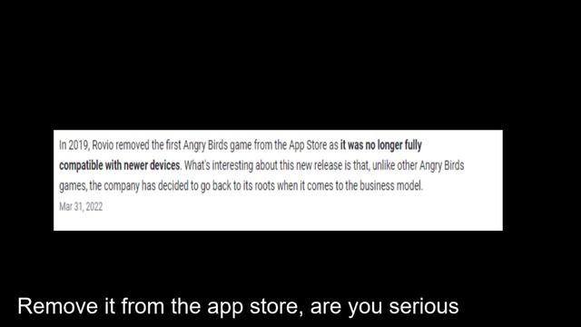 Apparently, I Can't Play Angry Birds Without Internet [Angry Remix] смотреть онлайн