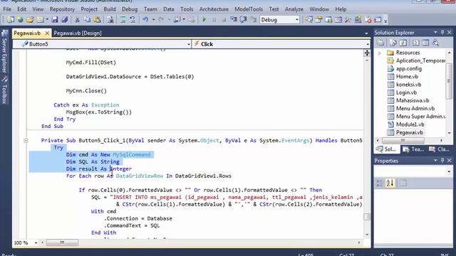 Cara import file excel 2007 kedalam database mysql menggunakan visual basic 2010 смотреть онлайн
