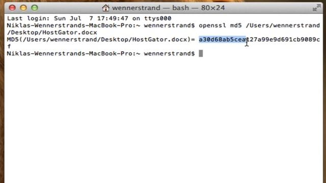 How to check md5 and sha1 checksums on mac. смотреть онлайн