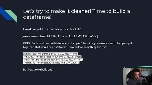 Riot API Lesson III: Diving Deeper into API Responses смотреть онлайн