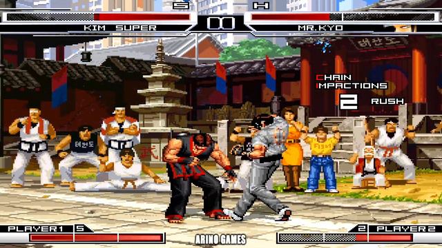 SUPER KIM VS MR KYO! INTENSE BATTLE KOF ARINO GAMES! смотреть онлайн
