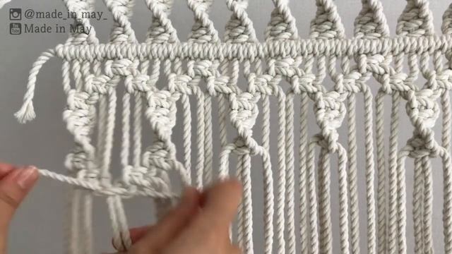 DIY Macrame Wall hanging #9 / 마크라메 월행잉 #9 смотреть онлайн