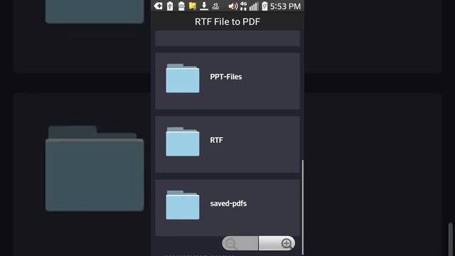 RTF File to PDF Android App смотреть онлайн