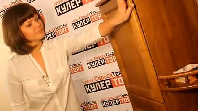 "Деревянный" кулер для воды - видео обзор от КулерТорг смотреть онлайн