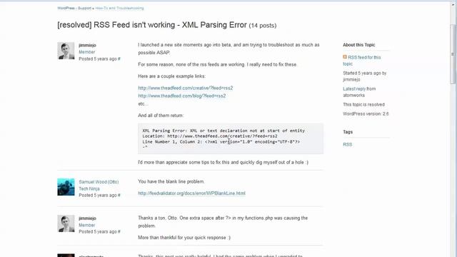 XML Parser Error Troubleshooting - RSS Authority Sniper Help смотреть онлайн