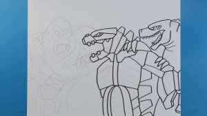 How to Draw KONG AND GODZILLA THROWING MECHAGODZILLA