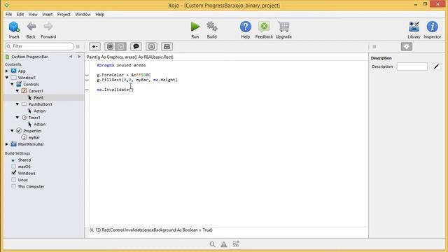 custom progressbar with a timer смотреть онлайн