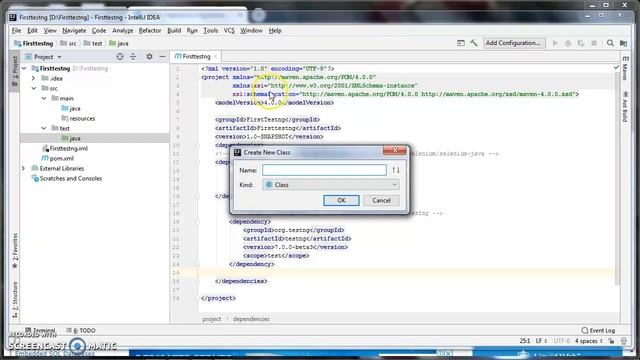 First testng code using intellij idea смотреть онлайн