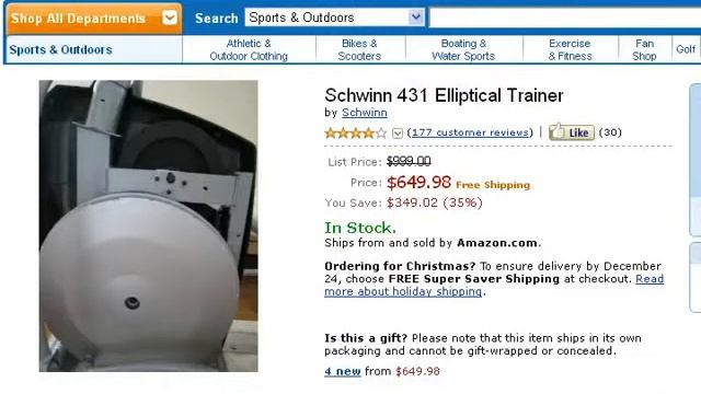 Review Of The Schwinn 431 Elliptical Trainer смотреть онлайн