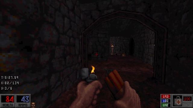 Blood - E3M8 Catacombs - All Secrets - Well Done смотреть онлайн