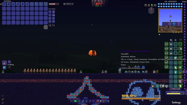Terraria Supreme Buffed Deadly Sphere Staff vs Calamity Mod Death Mode Boss Rush смотреть онлайн