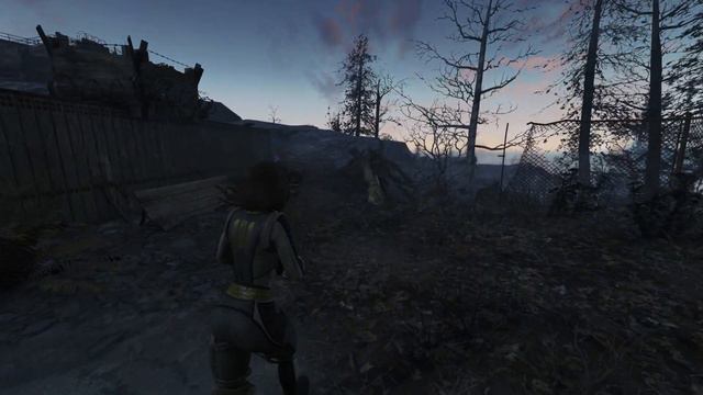 Fallout 4: Far Harbor night arrival at the port. A walk in the rain смотреть онлайн
