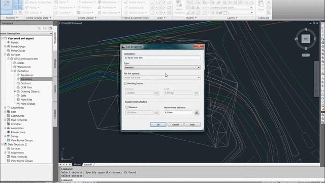 Demo AutoCad Civil 3D DTM naar XML v02 смотреть онлайн