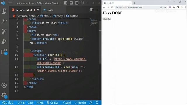 Simple Project using setTimeout Function - 12 || JavaScript Tutorial for Beginners - 82 смотреть онлайн