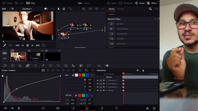So verwendest du VERSION’s von Node Tree in DaVinci Resolve iPad смотреть онлайн