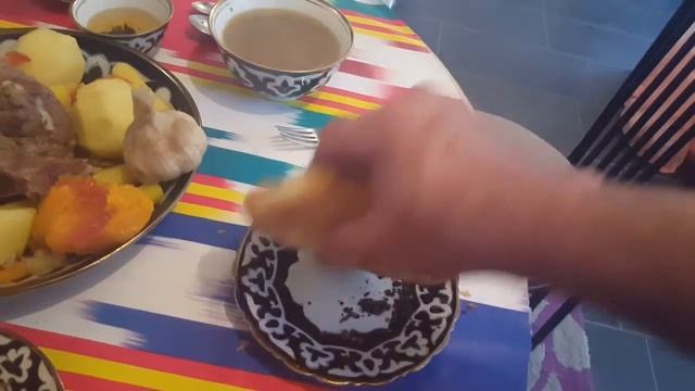Узбекский суп Шурпа из баранины смотреть онлайн