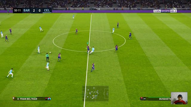 BARCELONA vs CELTA VIGO | La Liga Santander | PES 2021 Gameplay PC смотреть онлайн