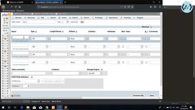 PHP & MySQL bài 1 - Tạo DB sử dụng phpmyadmin смотреть онлайн