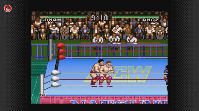Natsume Championship Wrestling (NSW Online SNES) - Championship Tournament (Normal) смотреть онлайн