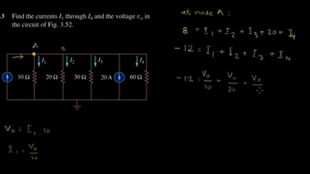 Problem 3.3 Alexander Sadiku 5th Edition смотреть онлайн