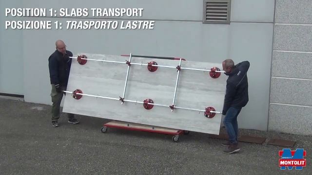 Montolit Bogie for big format slabs GOAL EVO смотреть онлайн