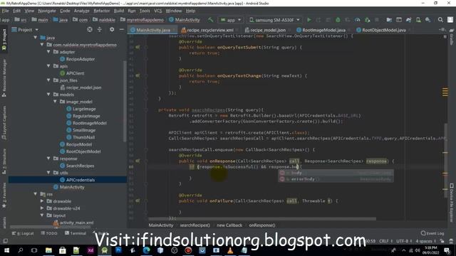 Android Retrofit tutorial food recipes app using MVVM|Edamam API #13 смотреть онлайн