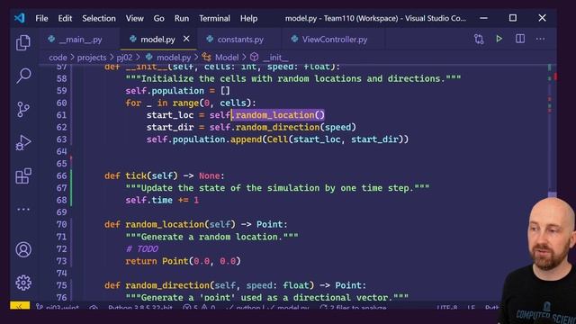 Project 2 Setup - Simple 2D Simulations with OOP in Python смотреть онлайн