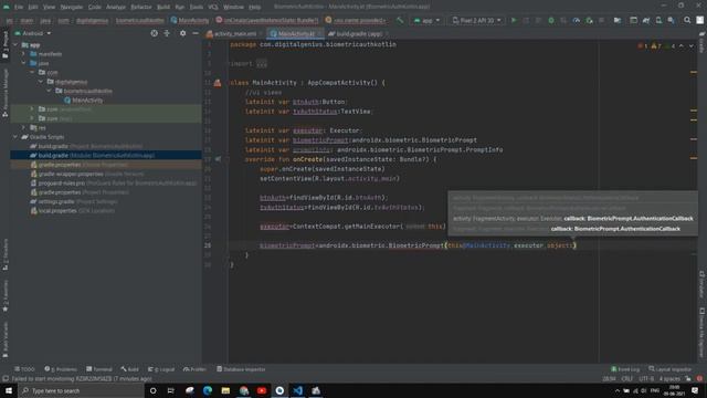 How To Implement Fingerprint/Face Biometric authentication in Kotlin | Android Studio Tutorial смотреть онлайн