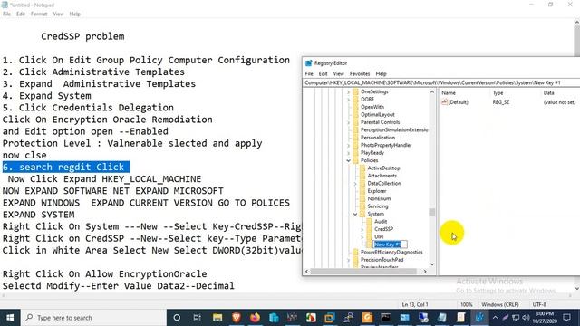 How to Fix CredSSP problem Encryption Oracle Remediation Error Remote Desktop Connection смотреть онлайн