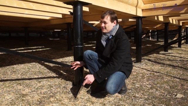 Делаем обвязку фундамента свайно-винтового типа правильно