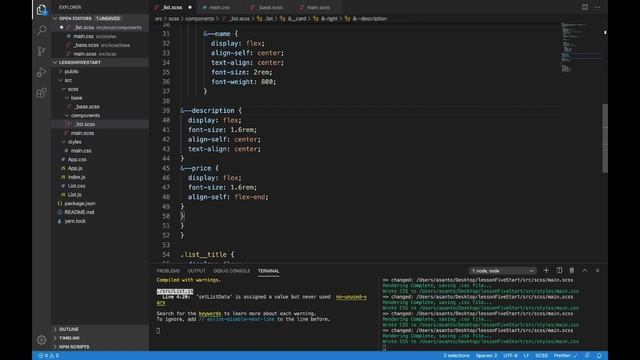 CSS to SCSS Tutorial - React Lists for Beginners 5: Converting CSS to SCSS смотреть онлайн