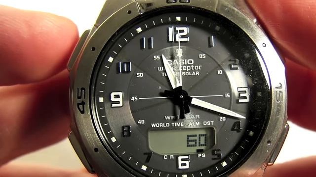 DST Setting for Casio Analog Digital Waveceptor Watch смотреть онлайн