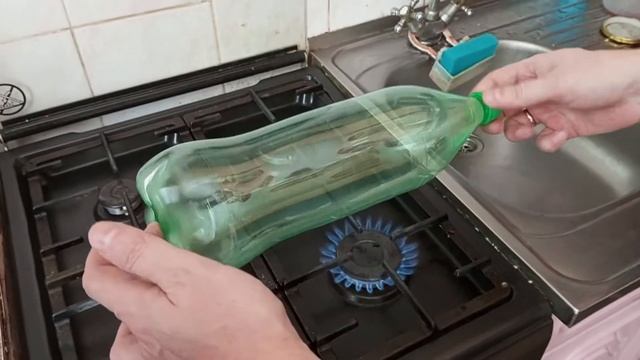 Подготовка пэт бутылки для нарезки на ленту для изготовления филамента. смотреть онлайн