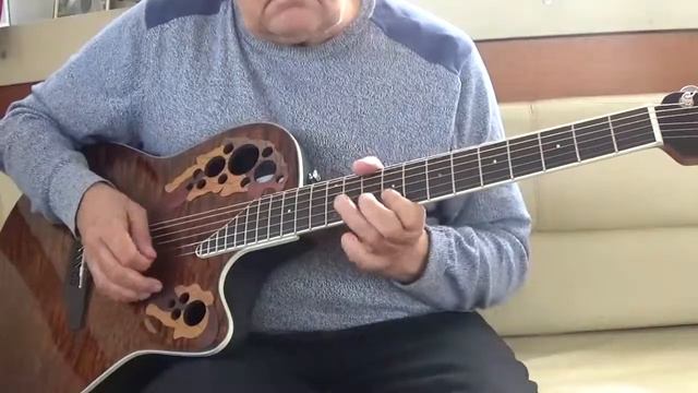 Layla acoustic version on Ovation смотреть онлайн