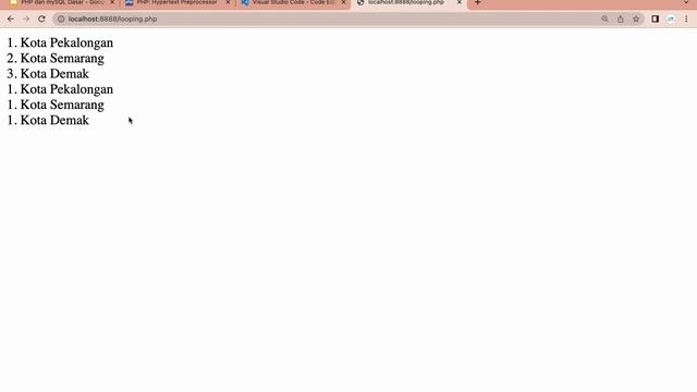 Tutorial PHP Dasar : 8. Pengulangan (Foreach) смотреть онлайн