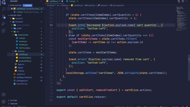 Complete Shopping Cart ? - 16 Decrease Cart Quantity | React and Redux Toolkit Course ? смотреть онлайн
